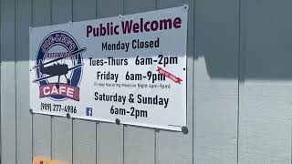 KRNP Owosso Community Airport JOE LEE’s Crosswinds Cafe and Huron Avionics