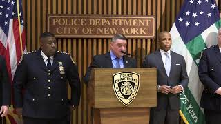 Watch as NYPD executives provide an update on an active police investigation.
