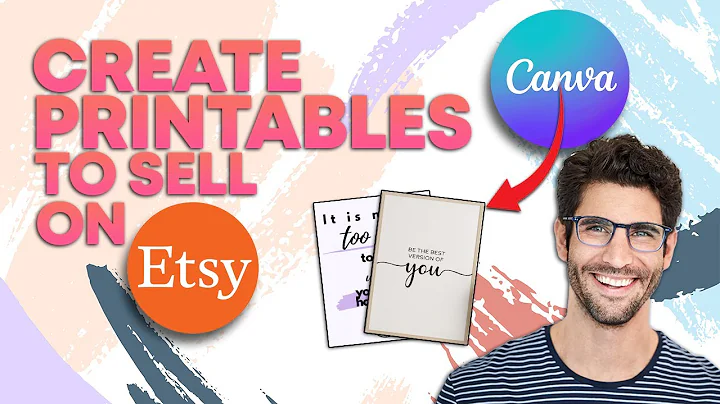 Create Profitable Printables for Etsy | Canva Tutorial