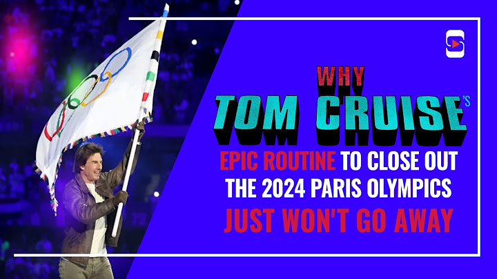 Why Tom Cruise’s EPIC Routine to Close Out the 2024 Paris Olympics Just Won't Go Away | SparkBoostTV