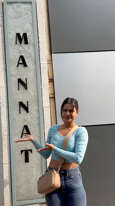 Shahrukh Khan Ka Bungalow | Mannat 😍 #ytshorts #minivlog