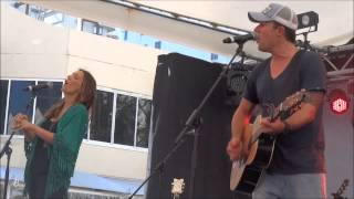 Casey and Michelle Barnes - Valentine live at Broadbeach Country Music Festival 2014