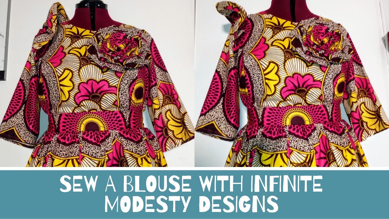 Sew Along how to sew a simple blouse/how to sew a blouse step by step