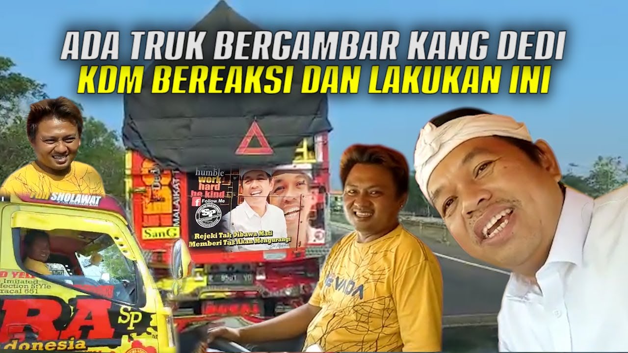 PERJALANAN KE DPR | ADA TRUK BERGAMBAR KANG DEDI|TERNYATA ANGKUT UBI DARI BANYUWANGI