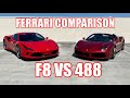F8 Tributo vs. 488 Spider Visual Comparison | Which one would you choose?
