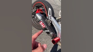 CHEAP VS EXPENSIVE MOTORCYCLE EXHAUST !! #amazon #motorcycle #cheapest