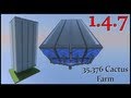 [1.4.7] Minecraft - 35,376 Cacti Farm [Download Included]