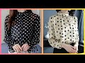 nueva tendencia de blusas de moda de mujer con estilo de cuello alto