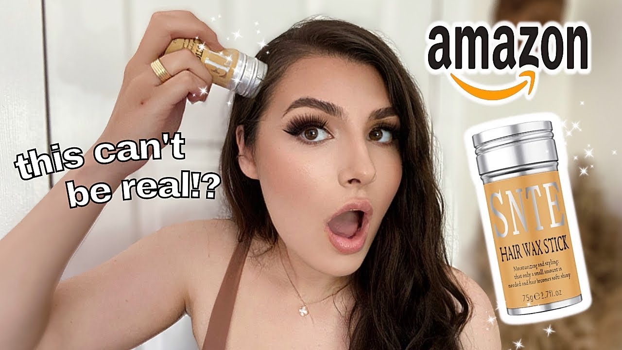 WANT PERFECT HAIR IN SECONDS?! | Amazon Hair Wax Stick Review - thptnganamst.edu.vn