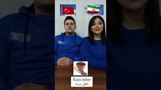 Türkçe ve Farsça Baharatlar اسامی ادویه‌ها در زبان ترکی استانبولی