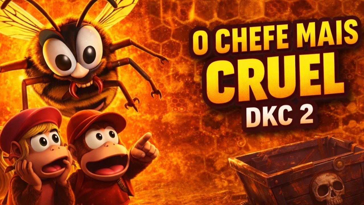 O CHEFE MAIS CRUEL DA COLMEIA | Donkey Kong Country 2