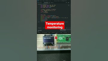 Temperature monitoring Raspberry Pi Pico