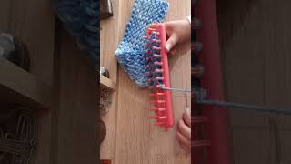 Tear de tricô para iniciantes passo a passo #tear_de_tricô #crochê #gorro #tricô #cachecol