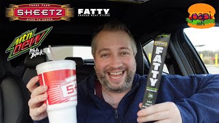 A Lil Sheetz Snack - Mtn Dew Pitch Black & Fatty Jalapeno Beef Stick
