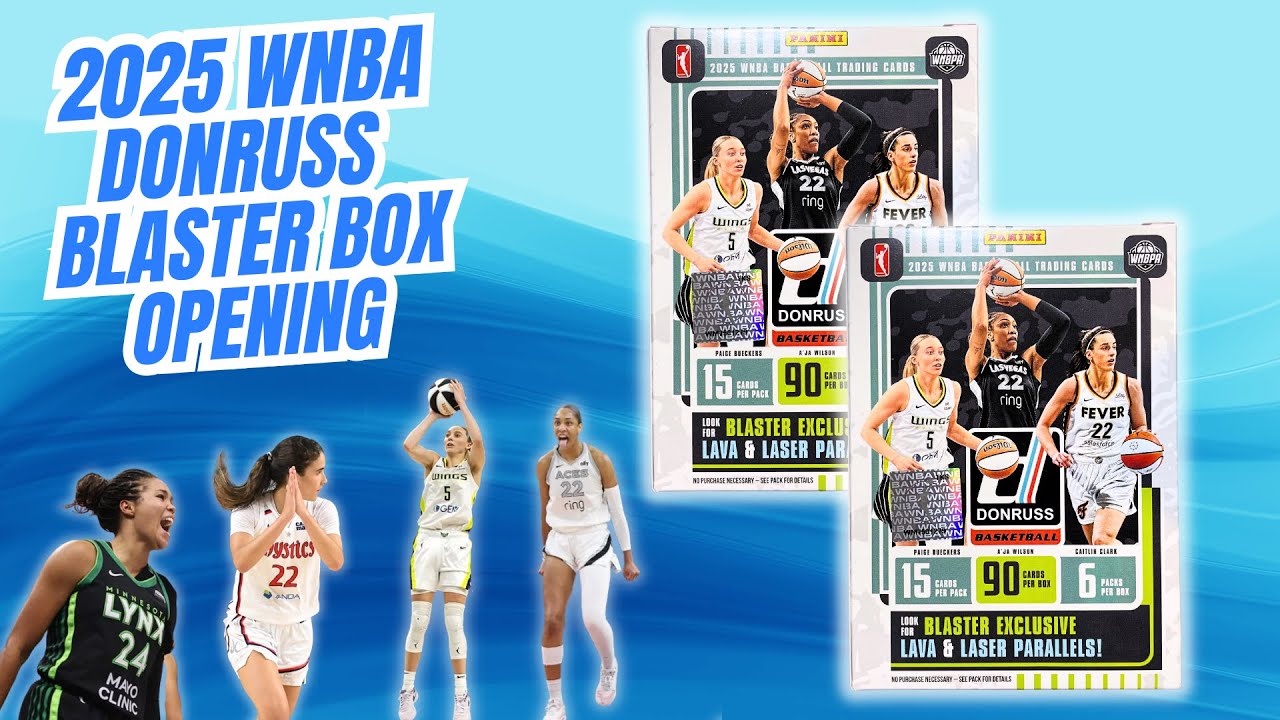 Давайте откроем несколько коробок с очками Donruss Blaster WNBA 2025 года 🔥