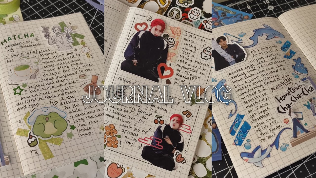 journal with me for a week! ♡ kpop/kdrama journal vlog