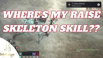 DIABLO IV - Where is my Raise Skeleton Skill - Army of Bones Trophy Guide - PS5 & Xbox