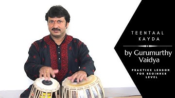 Tabla Practice for Beginners | Improve Your Tabla Technique | 16 Beat Teentaal | Gurumurthy Vaidya