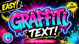 Graffiti Text Effect in Canva (Step-by-Step Tutorial) screenshot 2