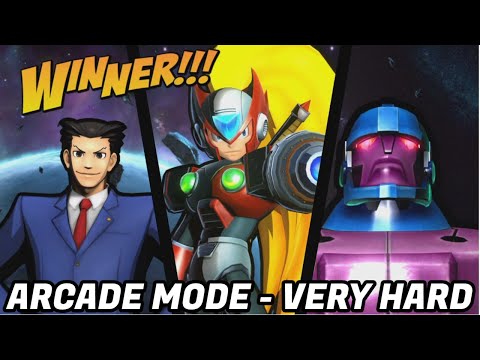 UMVC3 - ARCADE MODE - PHOENIX WRIGHT/ZERO/SENTINEL!
