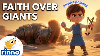 David and Goliath 🎵 Christian Song for Kids ✨ GIANTS FALL! | Sunday School Praise