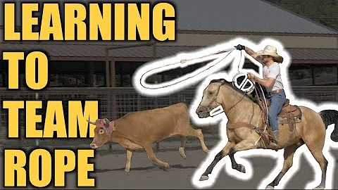 DALE LEARNS TO TEAM ROPE (team roping 101) - Rodeo...