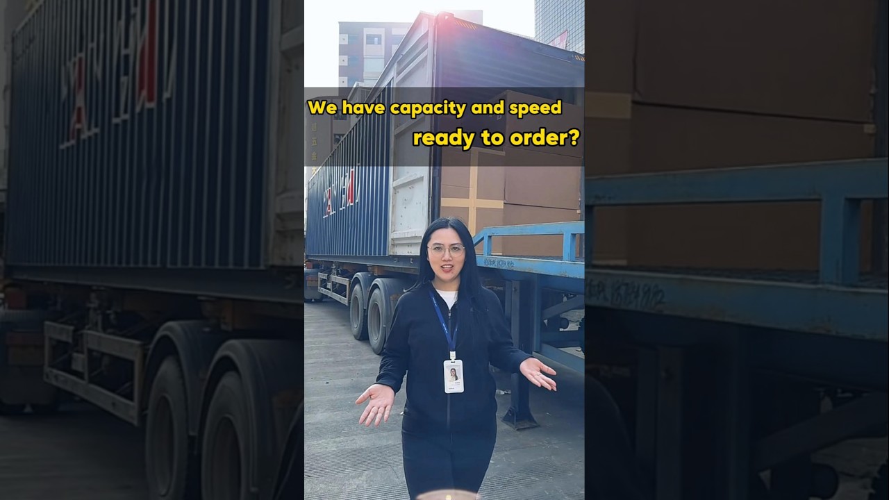 We have capacity and speed, ready to order? 