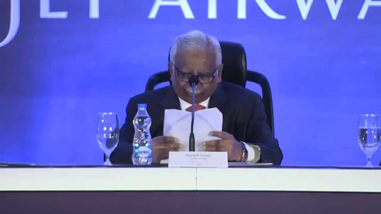 Jet Airways Press Conference, Mumbai – 14 August 2015