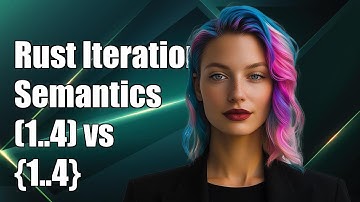 Rust Iteration Semantics: Difference Between (1..4) and {1..4} Explained
