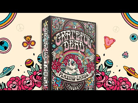 💀🌹 Гральні карти Grateful Dead (Вдячний Мертвець) — Theory11, видео 1