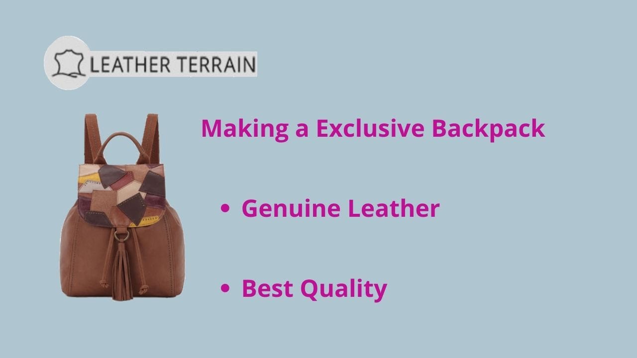 Making A Genuine Leather Backpack - YouTube