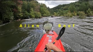 Ocoee Alien Boof, boof @ Double Suck, Hell Hole surfing