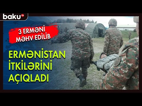 Ermənistan itkilərini açıqladı - Baku TV