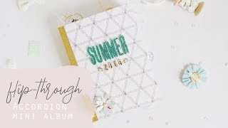 Accordion Mini Album Flipthrough: Summer 2016