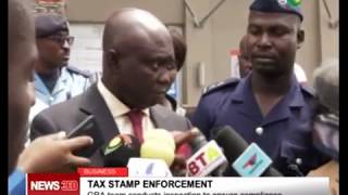 GRA INSPECTS TAX STAMP ON PRODUCTS