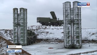 В Крыму заступил на боевое дежурство еще один зенитно-ракетный комплекс С-400 "Триумф" В Крыму заступил на боевое дежурство еще один зенитно-ракетный комплекс С-400 "Триумф"