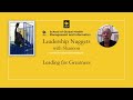 Leadership Nuggets: Good to Great