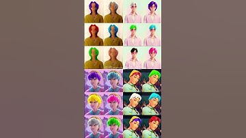 Saja Boys & Hair Color Singing *Pokedance* #shorts