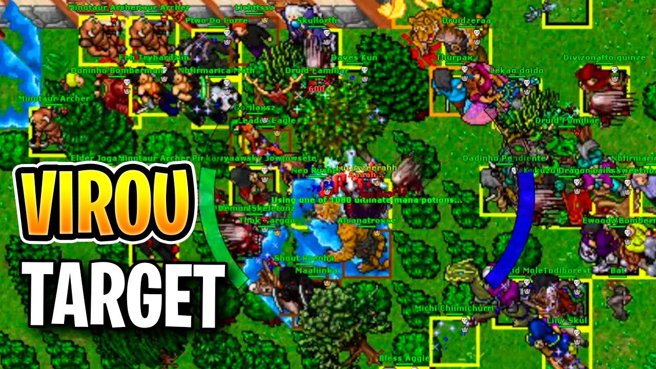 Red Target Tibia Chegou perto e virou target - Tibia #GameLab - YouTube