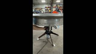 Wexxar Rotary Table with Penta-Drive Variable Speed Control, Dayton DC Gearmotor