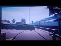 A tpe is passing a levercrossing.