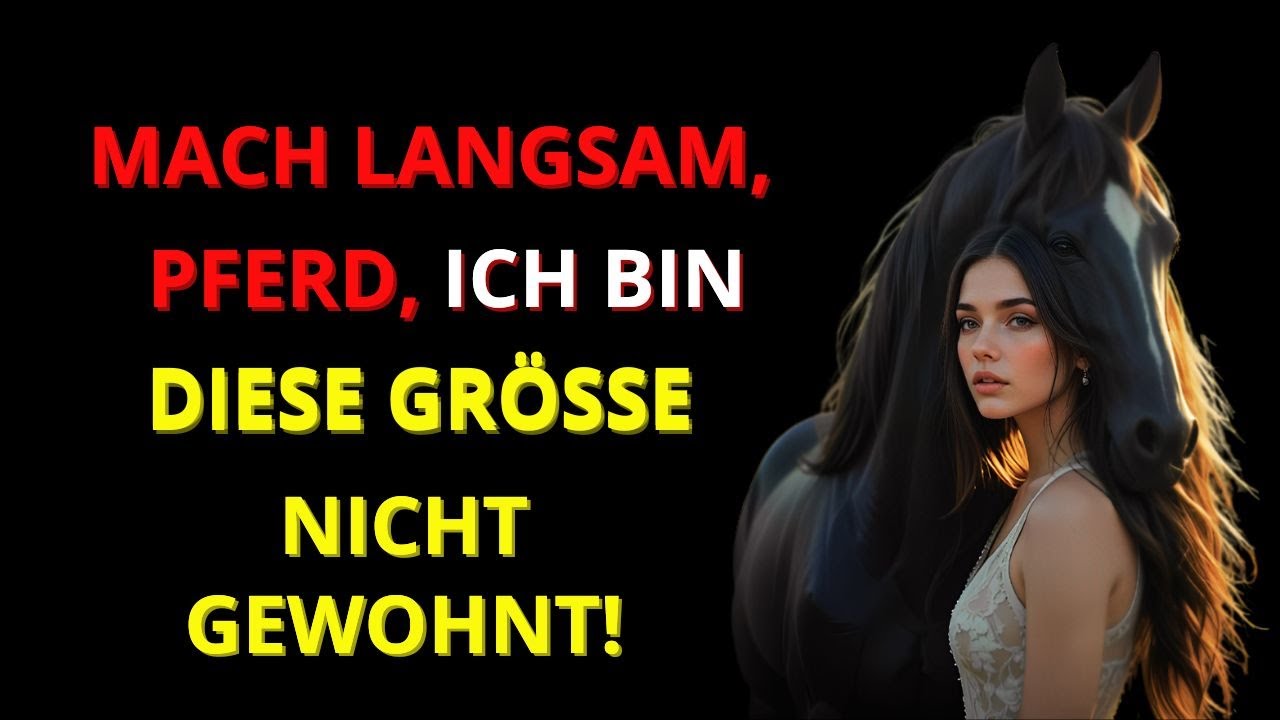 „Oh Pferd, wow, was für ein Ding!“ - rief ich aus, ohne es zu wollen