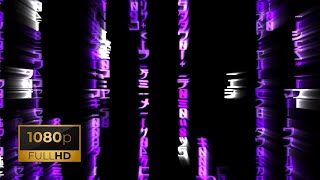 MATRIX CODE | Full HD | Stunning Blacklight Rain | #04