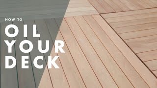 How To Oil Your Deck - Bunnings Warehouse