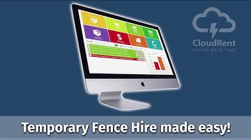 CloudRent - Temporary Fence Software Made Easy