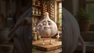 garlic ki AI generated cartoon 💪... #shorts #comedy #cartoon #animation ..