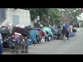 Winter Homeless Tent City