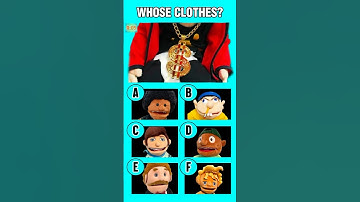 Guess The SML Characters By Their Funny Clothes | Jeffy, Joseph, Mr. Goodman #shorts #jeffy