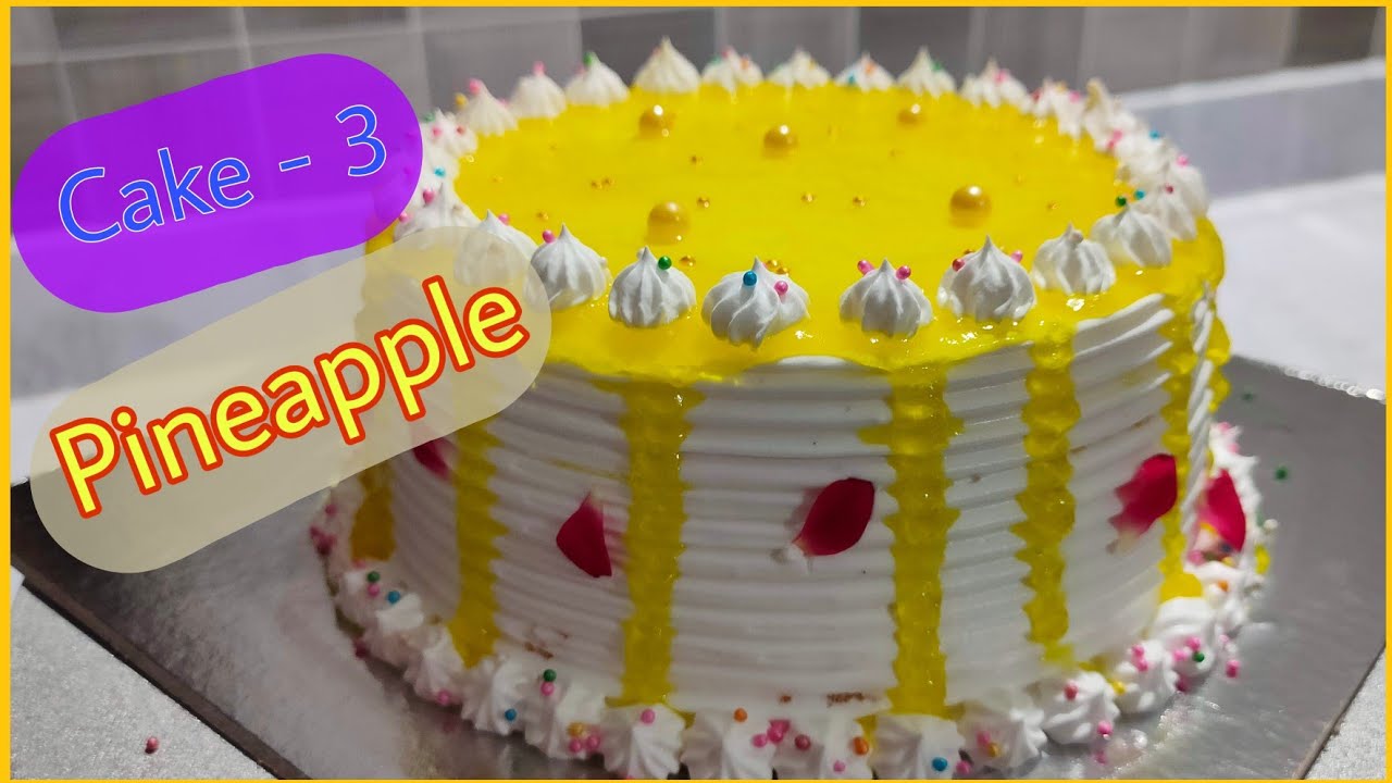 Pineapple Cake Recipe In Marathi Special Dish You
