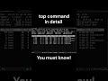Monitor CPU & RAM in Real Time #LinuxTutorial#topCommand#LinuxForBeginners#CommandLine